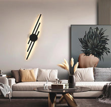 Load image into Gallery viewer, LED Indoor Wall Light 20W Modern 3000 K Warm Light Black 29cm