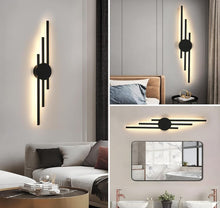 Load image into Gallery viewer, LED Indoor Wall Light 20W Modern 3000 K Warm Light Black 29cm