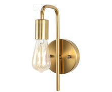 Load image into Gallery viewer, Indoor Wall Light E27 2 Pack Black/Gold U-Shaped Wall Lighting