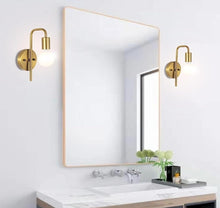 Load image into Gallery viewer, Indoor Wall Light E27 2 Pack Black/Gold U-Shaped Wall Lighting