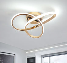 Load image into Gallery viewer, Modern Golden LED Ceiling Light Interior Lighting Cold White 30 cm
