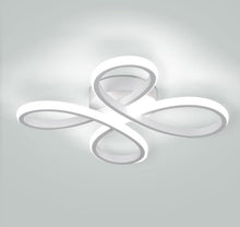 Load image into Gallery viewer, Modern LED Ceiling Light White/Black , 30W Ceiling Lamp Flower Ceiling Lighting Cool Light