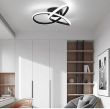 Load image into Gallery viewer, LED Black Ceiling Light Dimmable with Remote Control 40cm Modern Ceiling Lamp