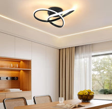 Load image into Gallery viewer, LED Black Ceiling Light Dimmable with Remote Control 40cm Modern Ceiling Lamp