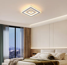 Load image into Gallery viewer, LED Ceiling Light White Square Modern Acrylic LED Ceiling Light 40cm Warm White