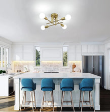 Load image into Gallery viewer, Retro Vintage Ceiling Light Ceiling Lamp Modern Gold Chandelier 43cm