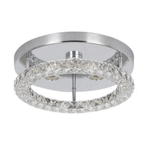 Load image into Gallery viewer, Chandelier Silver Modern LED Crystal Flush Mount Changeable 30cm