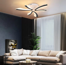 Load image into Gallery viewer, LED Ceiling Light Dimmable Chandelier Black Frame With Remote 60cm