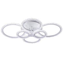 Load image into Gallery viewer, LED Ceiling Lights White Chandelier Modern Dimmable With Remote Control 76cm