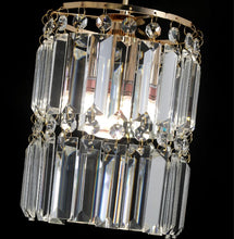 Load image into Gallery viewer, Crystal Chandelier 3-Light Ceiling Gold Pendant Lighting E14