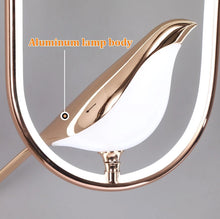 Load image into Gallery viewer, Acrylic Bird Chandelier LED Gold Pendant Light Ceiling Lamp 3 Colors Light