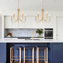 Load image into Gallery viewer, Crystal Chandelier 5-Lights Ceiling Light Pendant Lighting Fixture Lamp Gold