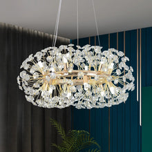 Load image into Gallery viewer, Modern Chandelier LED Pendant Light Crystal Ceiling Light Gold