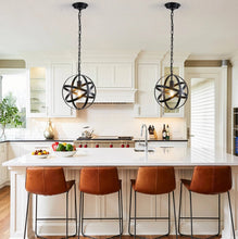 Load image into Gallery viewer, Black Industrial Ceiling Pendant Light 1Way 30cm Metal E27