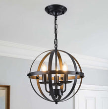 Load image into Gallery viewer, Pendant Light Industrial Globe Lighting Chandelier Hanging Bronze/Black 32cm