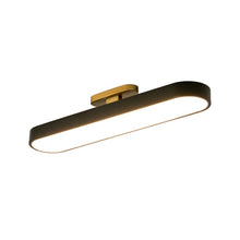 Load image into Gallery viewer, Flush Mount LED Ceiling Light Black/White with Remote Control 70cm Dimmable