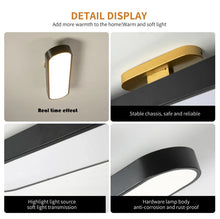 Load image into Gallery viewer, Flush Mount LED Ceiling Light Black/White with Remote Control 70cm Dimmable