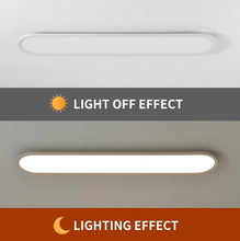 Load image into Gallery viewer, LED Ceiling Light Ultra Thin Low Profile Modern Black/White 100cm Dimmable 3 Color Lights