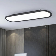 Load image into Gallery viewer, LED Ceiling Light Ultra Thin Low Profile Modern Black/White 100cm Dimmable 3 Color Lights