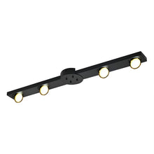 Load image into Gallery viewer, LED Ceiling Light Black 24W Modern Dimmable with Remote Control Lamp 82cm