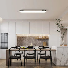 Load image into Gallery viewer, Modern LED Ceiling Light Dimmable with Remote Control Oval Light Black/Gold 100cm