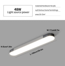 Load image into Gallery viewer, Modern LED Ceiling Light Dimmable with Remote Control Oval Light Black/Gold 100cm