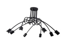 Load image into Gallery viewer, Ceiling Lamp Lighting Curved Design Hanging Lights 5/8 Heads Lighting & Ceiling Fans Black/Gold