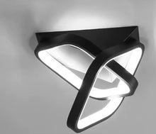 Load image into Gallery viewer, Square Hallway Light Modern LED Ceiling Light Fixtures Warm/Cool Light Acrylic Metal Small Led Ceiling Lamp White/Black