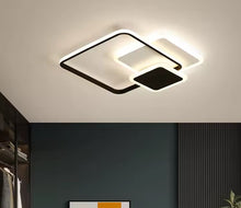 Load image into Gallery viewer, 3 Squares Structure Ceiling Light Modern Ultra-Thin Led Ceiling Lamp Flush Mount White/Black Indoor Decoration