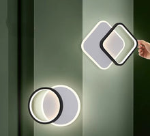 Load image into Gallery viewer, Modern LED Ceiling Light Round/Square 36W Three Colors Metal Hallway Lamp Ultra Thin