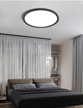 Load image into Gallery viewer, LED Ceiling Light Fixture 6000K Cool White Round Flush Mount Ceiling Light White/Black