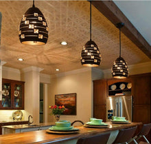 Load image into Gallery viewer, Modern Crystal/Black Pendant Light LED Lighting Ceiling Lamp Retro Unique