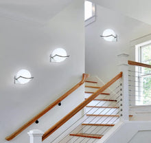 Load image into Gallery viewer, Wall Lamp E27 Glass Globe Wall Lamp Indoor Silver