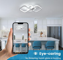 Load image into Gallery viewer, LED Ceiling Light 36W Black/White Square LED Ceiling Light for Kitchen, Bedroom, Dining Room