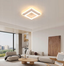 Load image into Gallery viewer, LED Ceiling Lamp Square Surface Mounted White Modern 30W 3000K