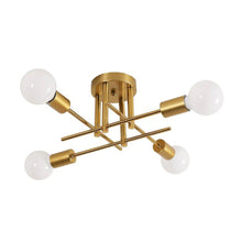 Load image into Gallery viewer, Retro Vintage Ceiling Light Ceiling Lamp Modern Gold Chandelier 43cm