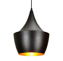 Load image into Gallery viewer, 1-Light E27 Black Industrial Pendant Lamp Retro Hanging Lamp Height Adjustable Ceiling Lighting