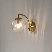 Load image into Gallery viewer, Nordic Wall Light Modern Glass Wall Lamp Indoor E27 Gold