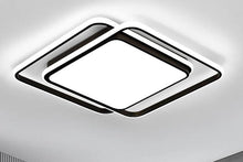 Load image into Gallery viewer, Modern LED Ceiling Lights Chandelier Room Decor Home Living Room Bedroom Dining Room Indoor Lamps Black 50 cm