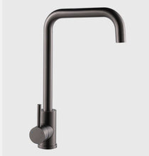 Load image into Gallery viewer, Kitchen Mixer Tap Swivel Kitchen Sink Faucet Stainless Steel Single Handle Anthracite Grey