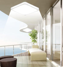 Load image into Gallery viewer, Square LED Ceiling Lamp AC220V White Light Modern Panel Light Fixture