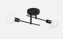 Load image into Gallery viewer, Flushmount Ceiling Light Bedroom Corridor Dome Light Modern Industrial Black/ Gold E27