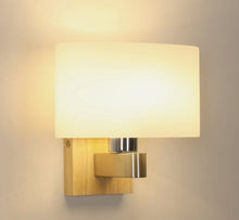 Load image into Gallery viewer, Wall Light Modern Wooden Base Wall Lamp E27 Wall Sconce