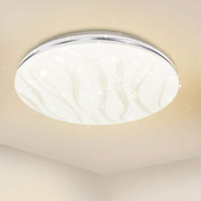 Load image into Gallery viewer, White Ceiling Light 18W LED Integrated Flush Light Warm White 26cm