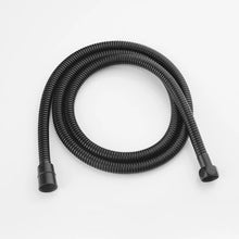 Load image into Gallery viewer, Handset 1.2m Shower Hose Handset Holder For Bath Tap Round Black Matt Finish Handset 1.2m Shower Hose Handset Holder For Bath Tap