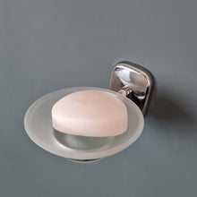 Load image into Gallery viewer, soap dish holder Glass Soap Holder Wall Mounted Accessory Glass Soap Holder Wall Mounted Accessory
