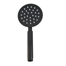 Load image into Gallery viewer, Round Shower Hand Round Black Matt Finish Handset Handset For Bath Mixer Tap Or Shower Black Matte
