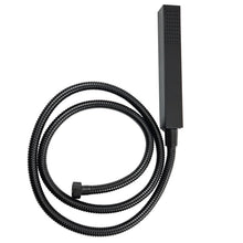 Load image into Gallery viewer, Shower Hand Black Rainfall Effect Black Matte