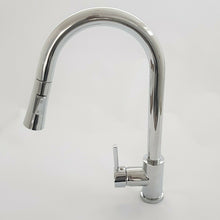Load image into Gallery viewer, best pull out kitchen tap uk Kitchen Tap Chrome Finish 360° Swivel Kitchen Sink Faucet Pull Out Sprayer