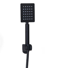Load image into Gallery viewer, Shower Hand Square Black Matt Handset 1.5m Shower Hose Handset Holder For Bath Mixer Tap